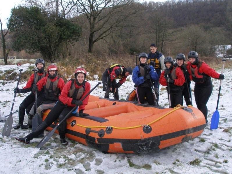 Hen party in South West Wales before their training session - the waters may be a bit ice, let's try not to flip it!